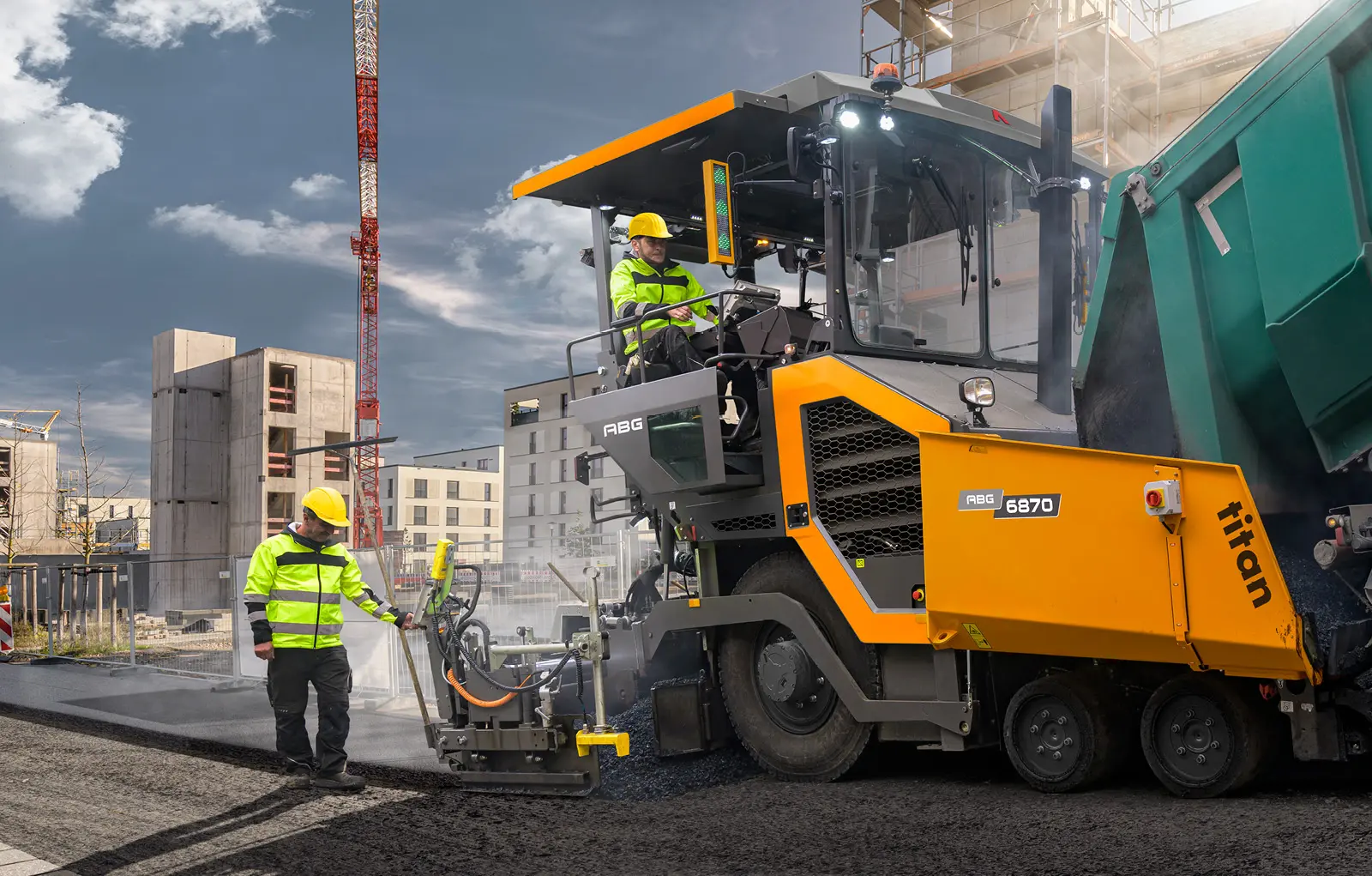 Ammann ABG 6870 Asphalt Paver Ammann ABG 6870 Asphalt Paver